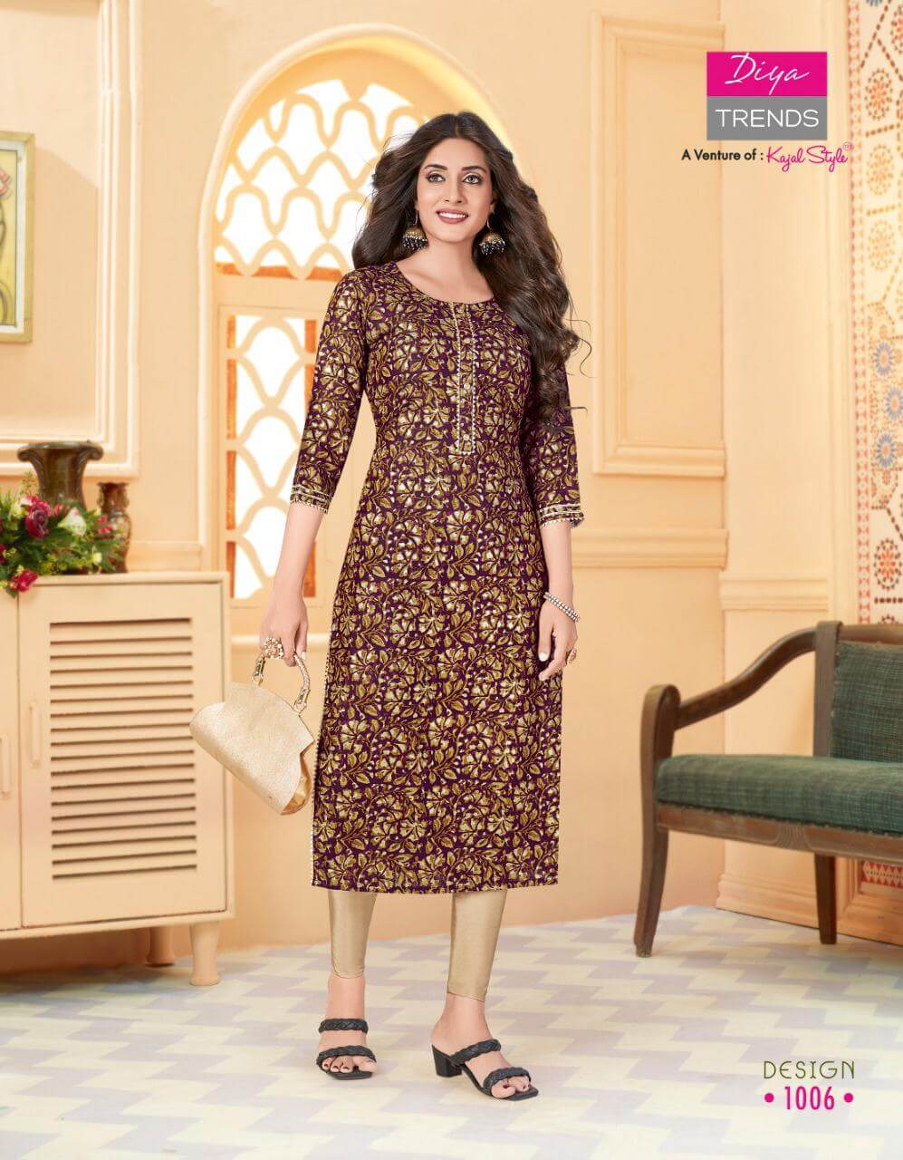 Diya Trends Garden City Vol 13 Kurtis Wholesale Catalog. Purchase Full Catalog of Kurtis In Wholesale Price Online