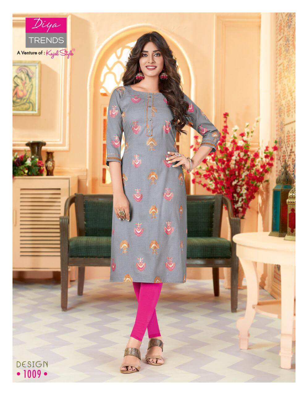 Diya Trends Garden City Vol 13 Kurtis Wholesale Catalog. Purchase Full Catalog of Kurtis In Wholesale Price Online