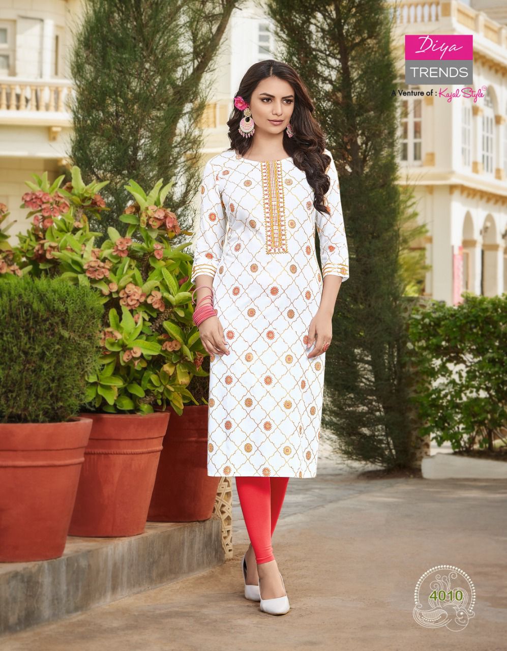 Diya Trends Victoria Vol 4 Rayon Kurtis Wholesale Catalog. Purchase Full Catalog of Rayon Kurtis In Wholesale Price Online