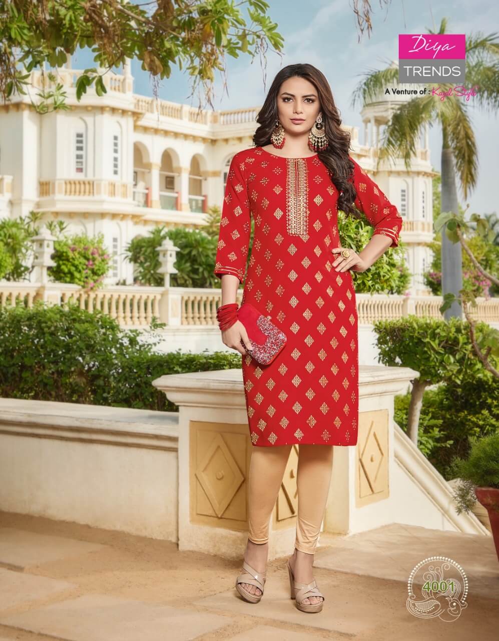 Diya Trends Victoria Vol 4 Rayon Kurtis Wholesale Catalog. Purchase Full Catalog of Rayon Kurtis In Wholesale Price Online