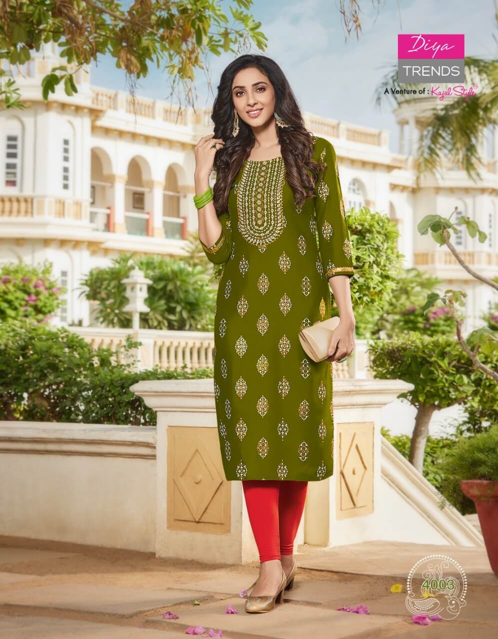 Diya Trends Victoria Vol 4 Rayon Kurtis Wholesale Catalog. Purchase Full Catalog of Rayon Kurtis In Wholesale Price Online