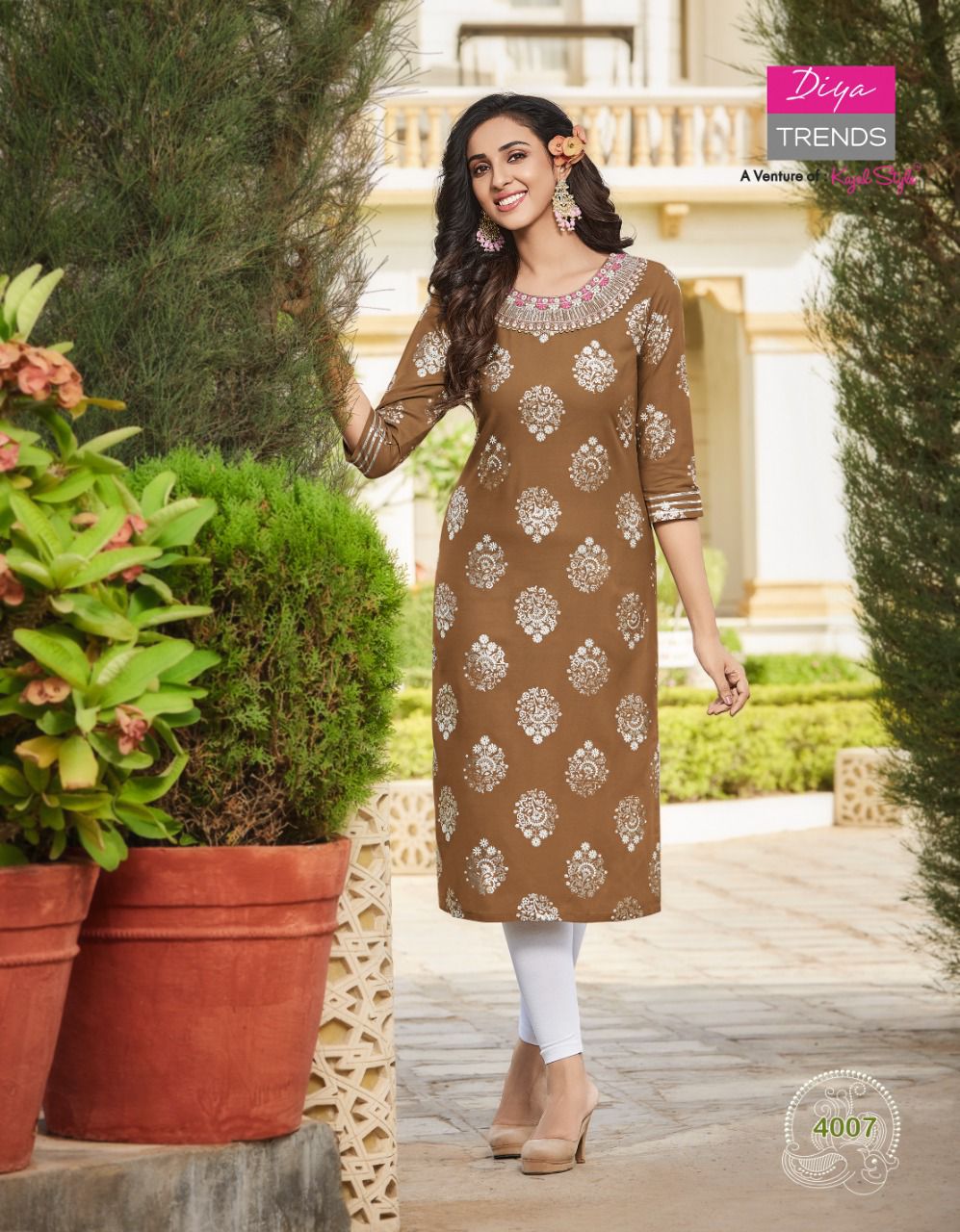 Diya Trends Victoria Vol 4 Rayon Kurtis Wholesale Catalog. Purchase Full Catalog of Rayon Kurtis In Wholesale Price Online