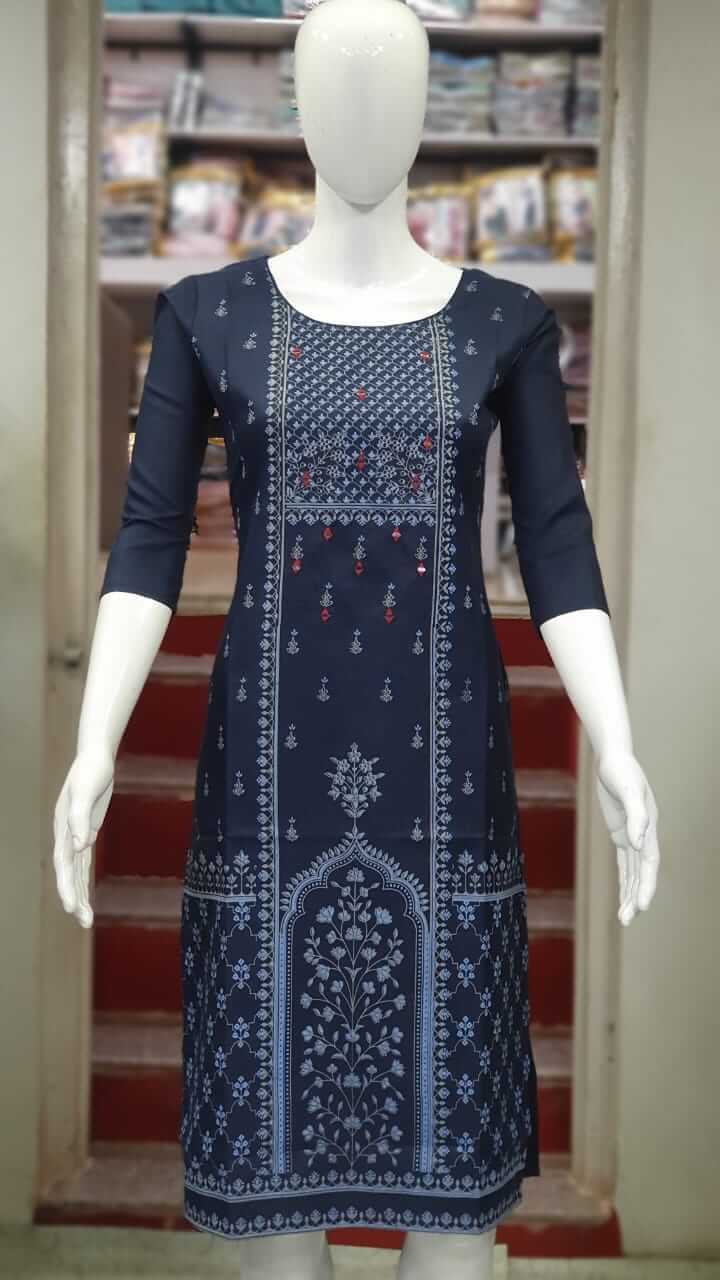 Ladies Formal Wear Kurtis Catalog In Wholesale Price. Purchase Full Catalog of M 1005 In Wholesale Price online