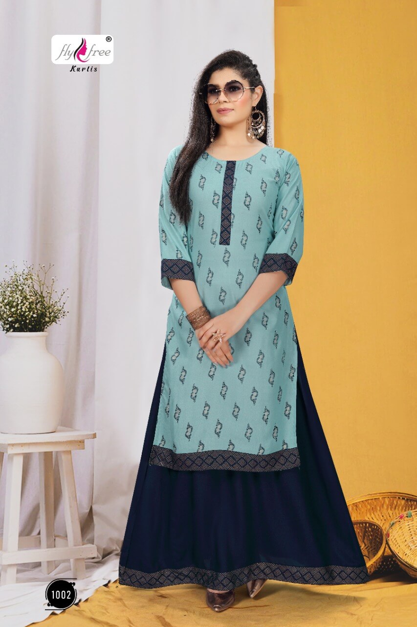 Fly Free Kanak Kurti With Skirt Catalog In Wholesale Price. Purchase Full Catalog of Fly Free In Wholesale Price Online