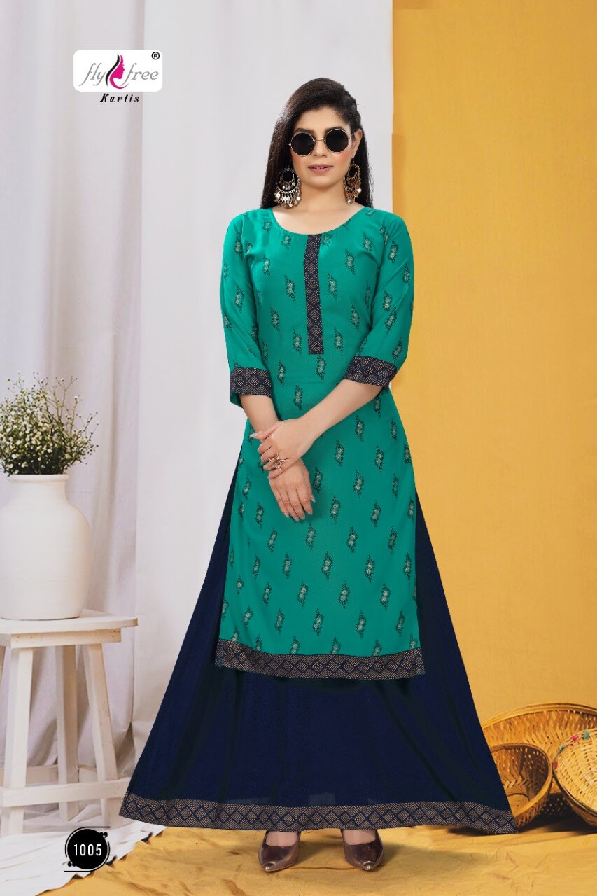 Fly Free Kanak Kurti With Skirt Catalog In Wholesale Price. Purchase Full Catalog of Fly Free In Wholesale Price Online