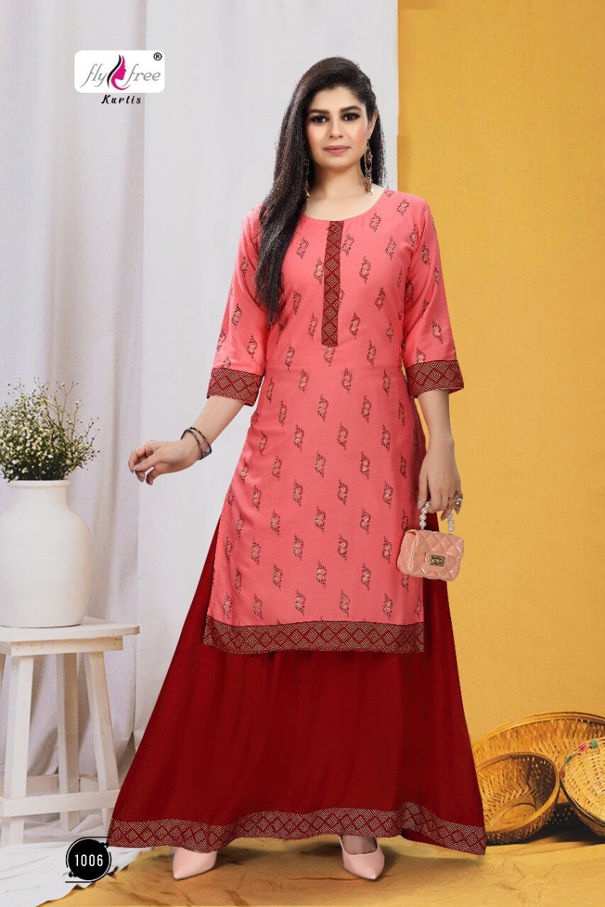 Fly Free Kanak Kurti With Skirt Catalog In Wholesale Price. Purchase Full Catalog of Fly Free In Wholesale Price Online