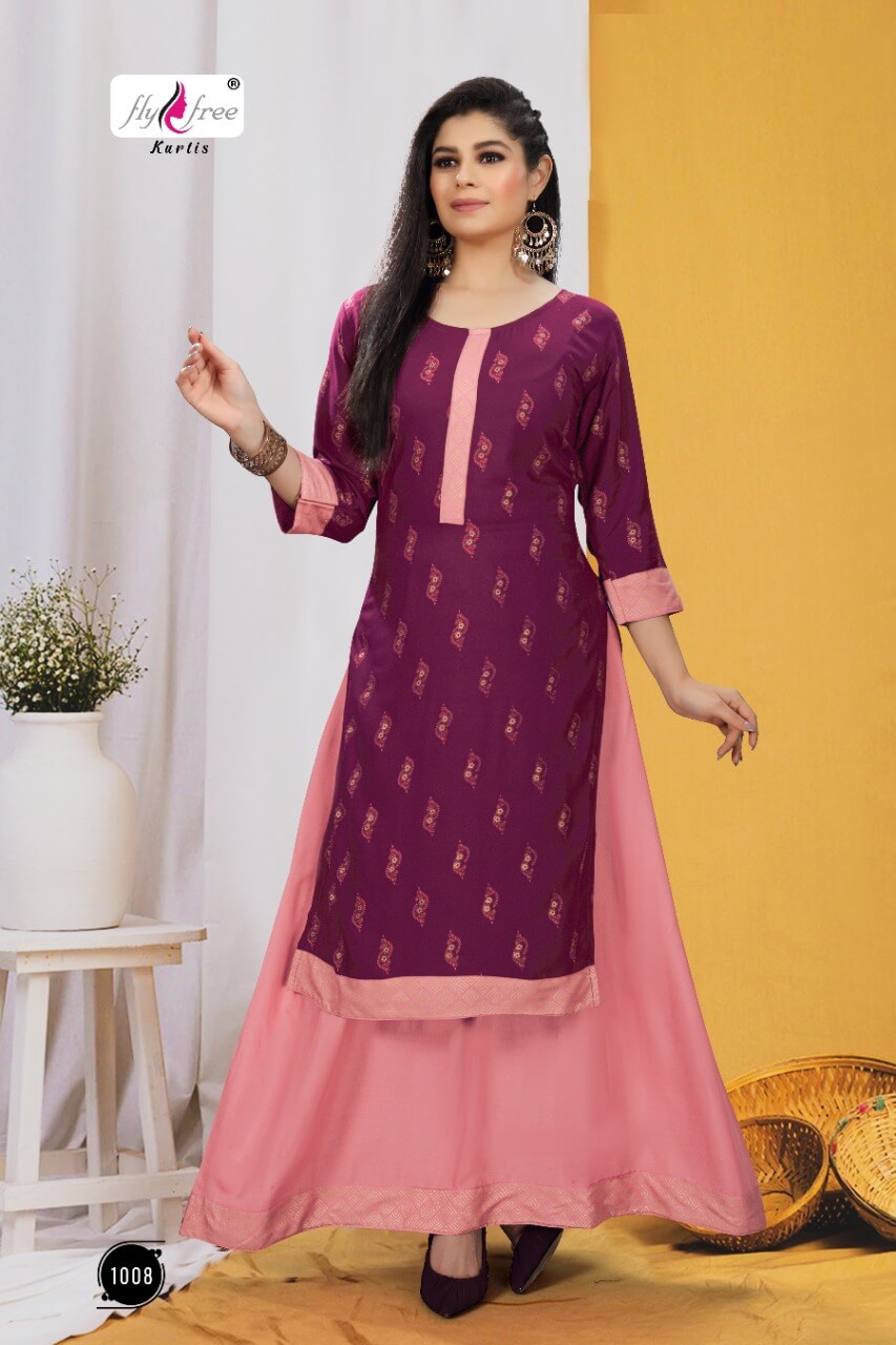 Fly Free Kanak Kurti With Skirt Catalog In Wholesale Price. Purchase Full Catalog of Fly Free In Wholesale Price Online