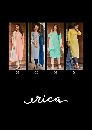 Global Local Erica Kurtis With Bottom And Dupatta Wholesale Catalog, Buy Full Catalog of Global Local Erica Kurtis With Bottom And Dupatta At Wholesale Price