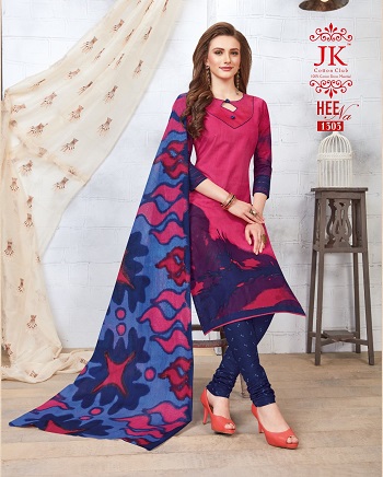 JK Heena Vol 13 Cotton Print Dress Materials Wholesale Catalogue