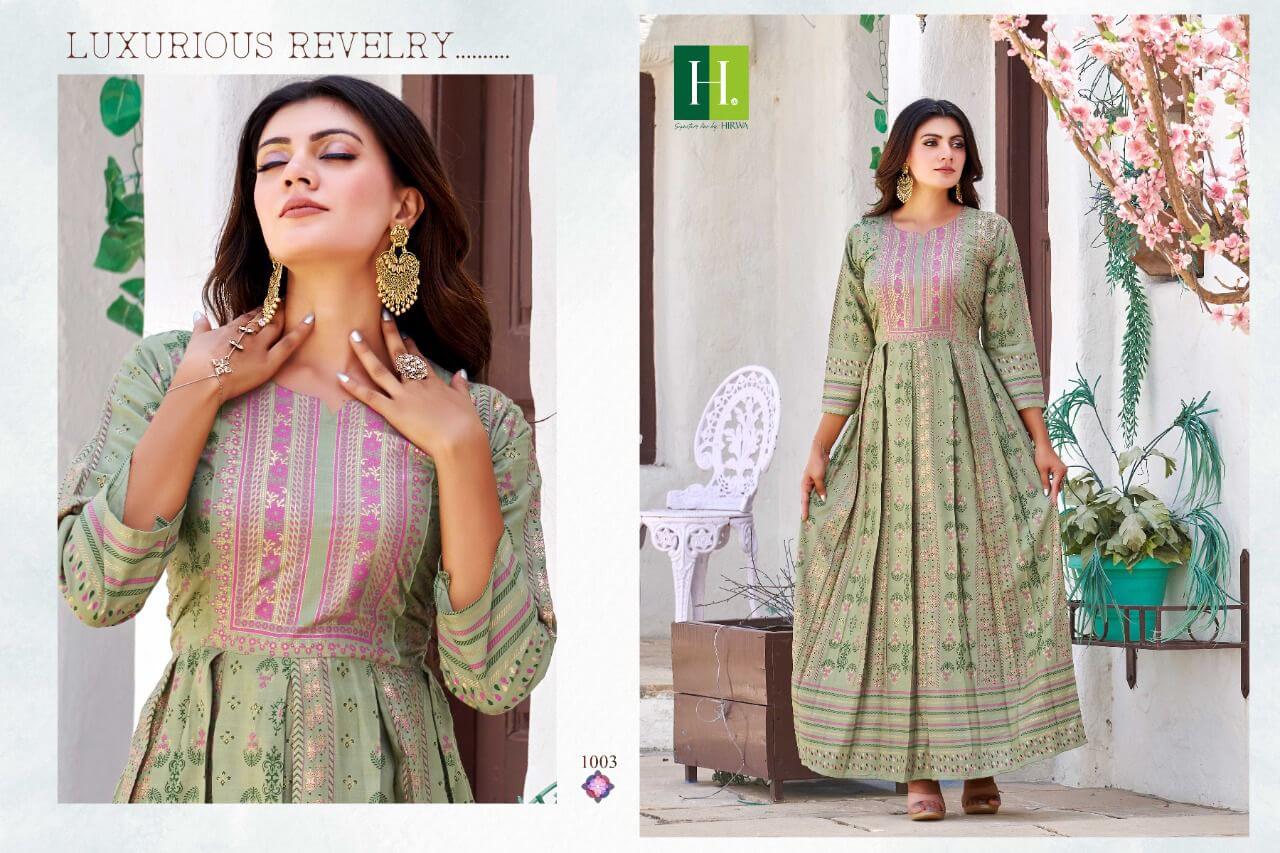 Hirwa Sunflower Vol 1 Party Wear Gown Wholesale Catalog. Purchase Full Catalog of Party Wear Gown In Wholesale Price Online