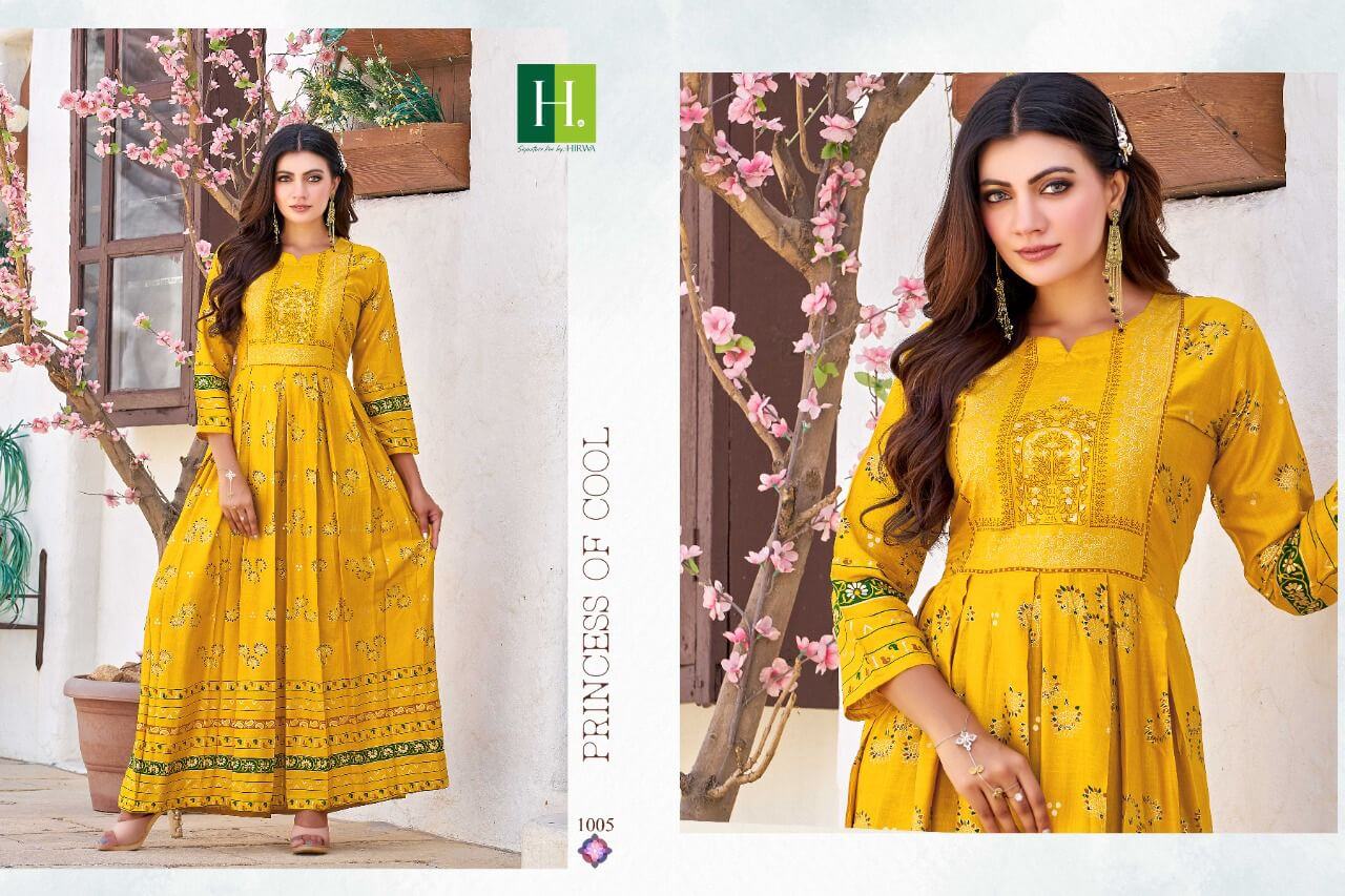 Hirwa Sunflower Vol 1 Party Wear Gown Wholesale Catalog. Purchase Full Catalog of Party Wear Gown In Wholesale Price Online