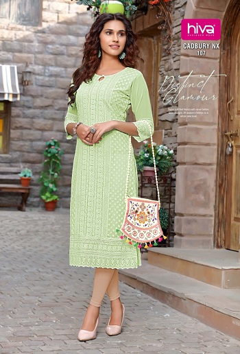 Hiva Cadbury Nx Chicken Kurtis wholesale catalog, Buy Full catalog of Hiva Cadbury Nx Chicken Kurtis At wholesale Price