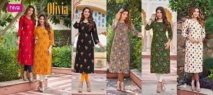 Hiva Olivia Kurtis Wholesale Catalog, Buy Full Catalog of Hiva Olivia Kurtis At Wholesale Price