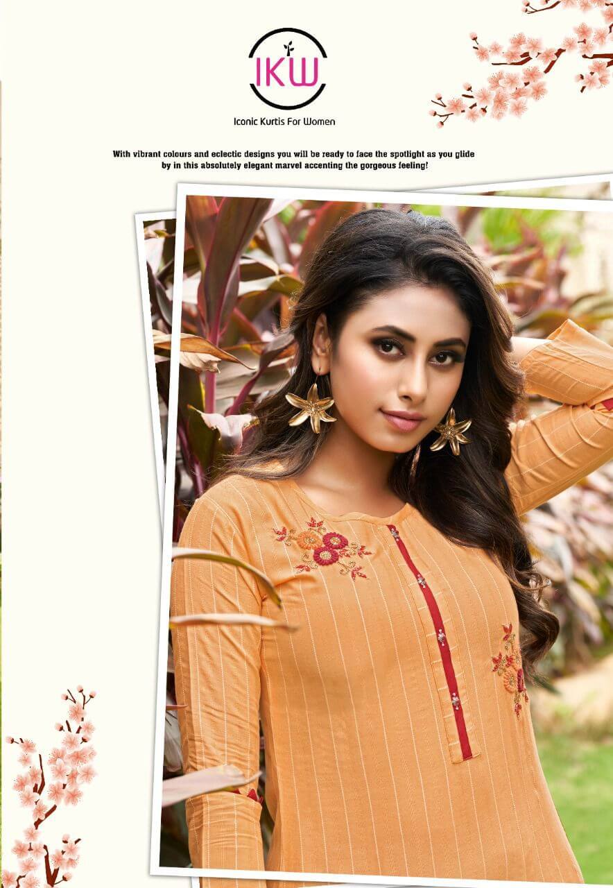 IKW Lilly Vol 1 Viscose Kurtis Wholesale Catalog. Purchase Full Catalog of Viscose Kurtis In Wholesale Price Online