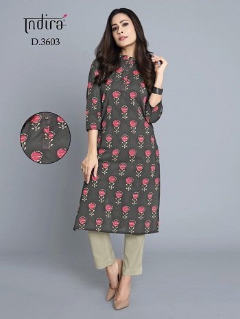 Indira Rozana Vol 3 Jaipuri Cotton Kurtis Wholesale Catalogue. Purchase Jaipuri Cambric Cotton Kurtis In bulk rate online for reselling eight designs bunch