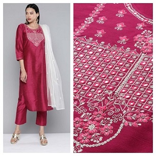 KVS Brinda Top Bottom And Dupatta Wholesale Catalog, Buy Full Catalog of KVS Brinda Top Bottom And Dupatta At Wholesale Price