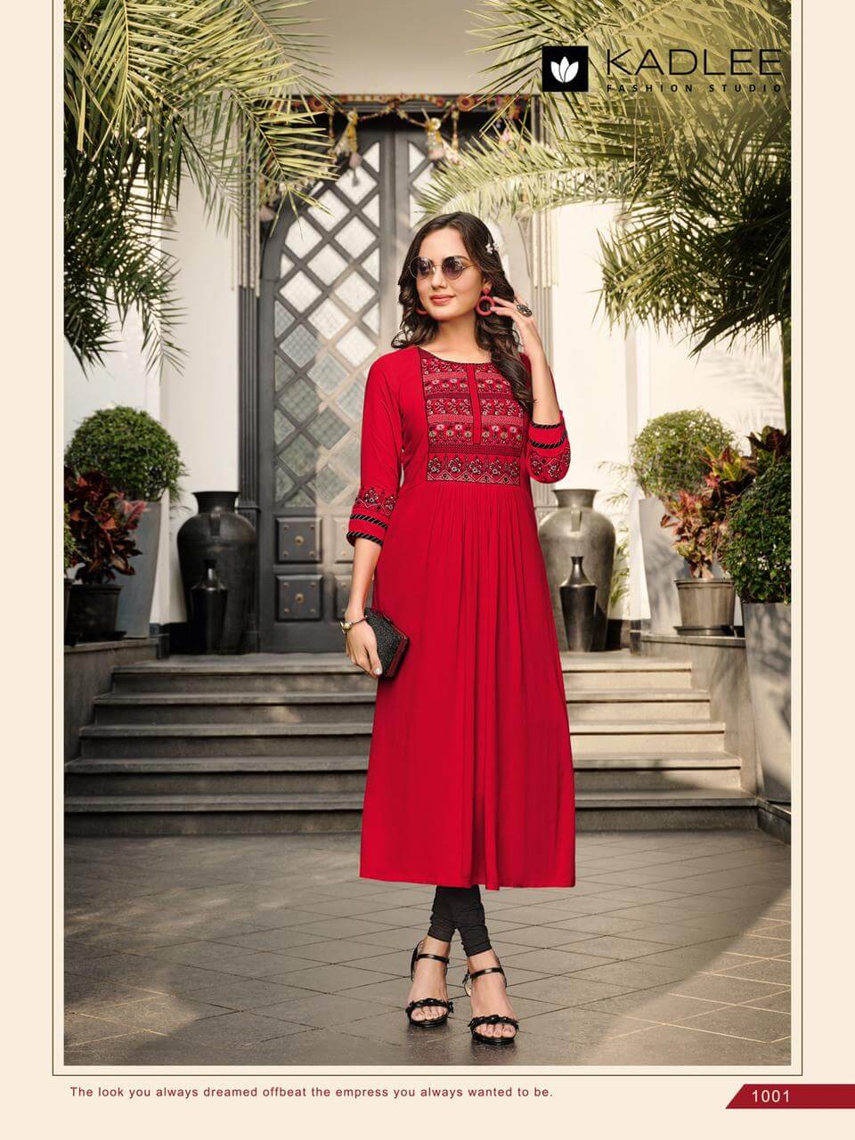 Kadlee Cinderella Kurtis Wholesale Catalog. Purchase Full Catalog of Ladies A Line Kurti In Wholesale Price Online