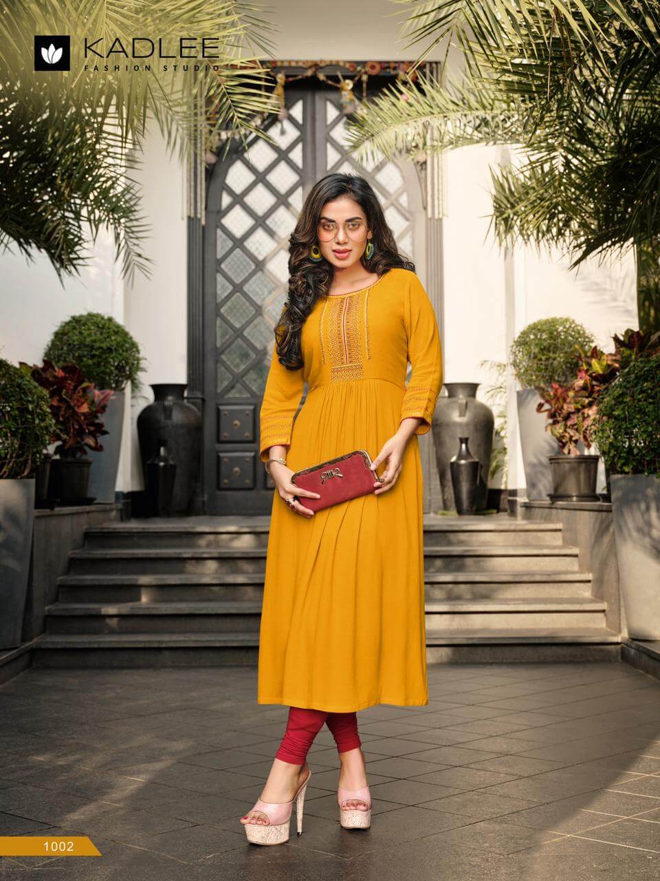 Kadlee Cinderella Kurtis Wholesale Catalog. Purchase Full Catalog of Ladies A Line Kurti In Wholesale Price Online