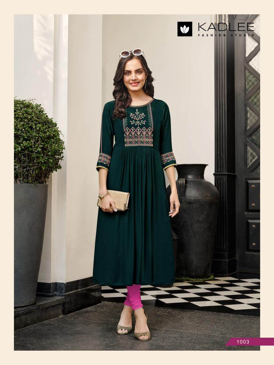 Kadlee Cinderella Kurtis Wholesale Catalog. Purchase Full Catalog of Ladies A Line Kurti In Wholesale Price Online