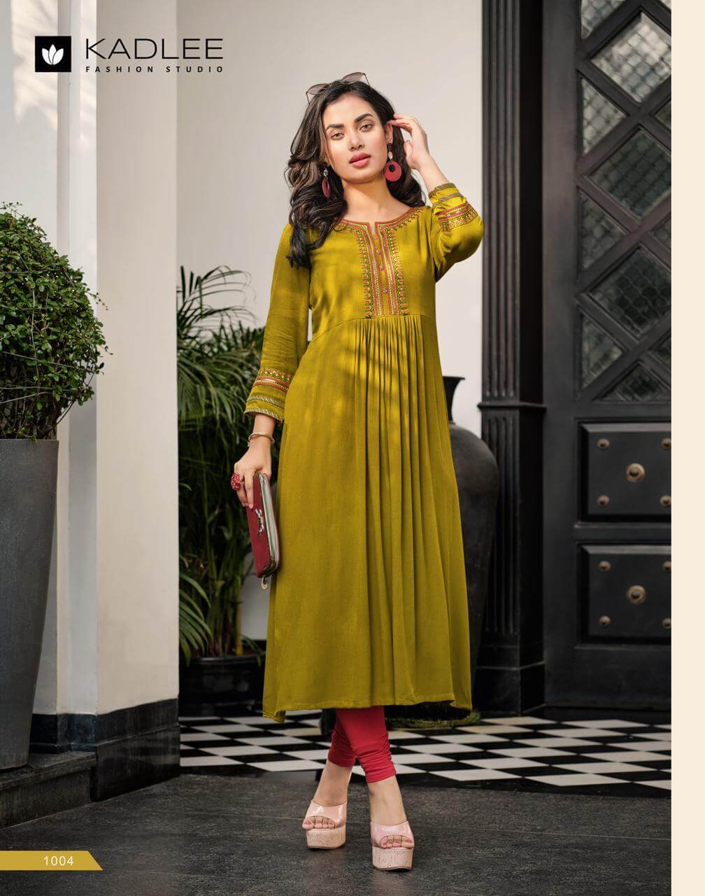 Kadlee Cinderella Kurtis Wholesale Catalog. Purchase Full Catalog of Ladies A Line Kurti In Wholesale Price Online