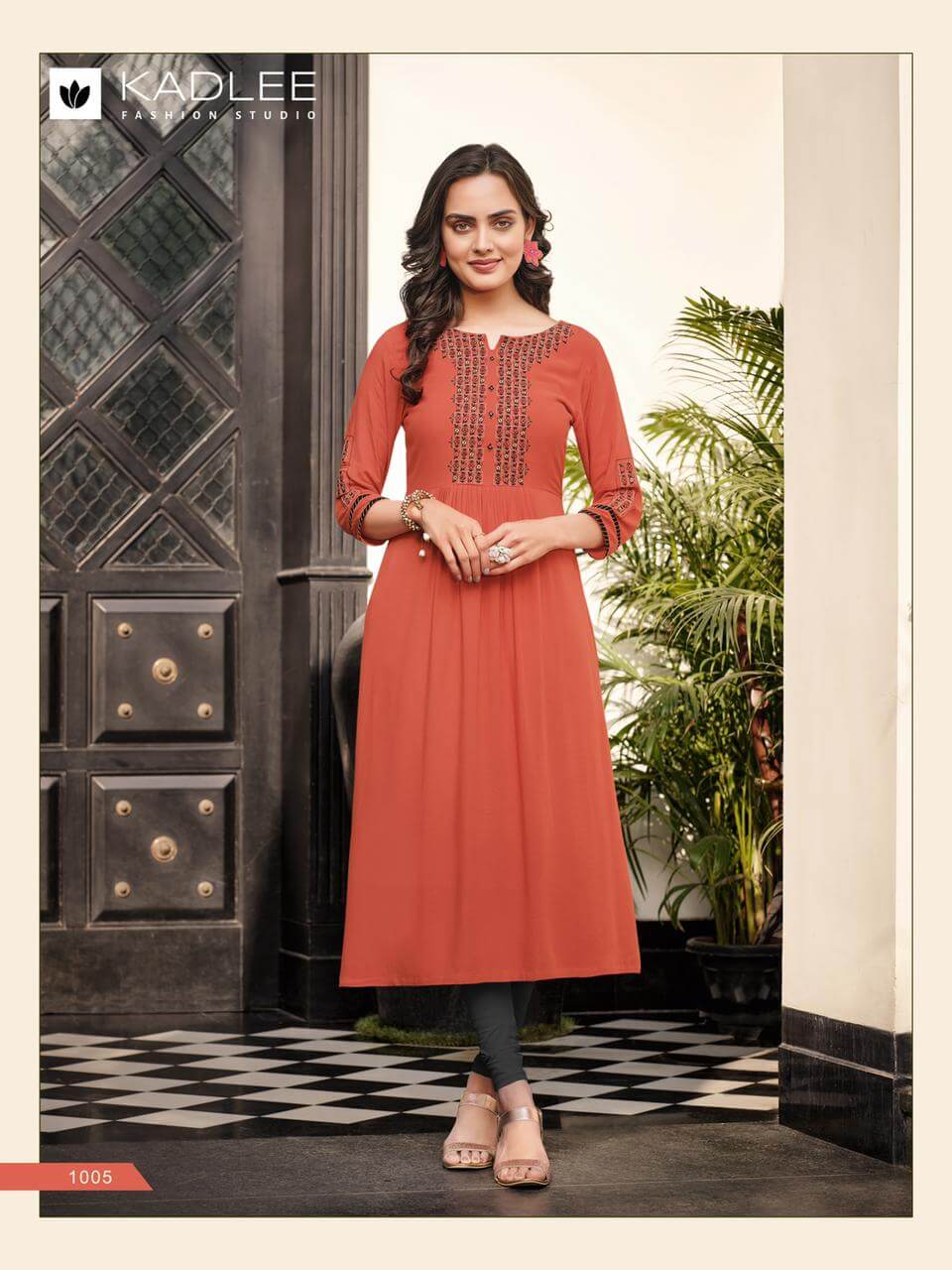 Kadlee Cinderella Kurtis Wholesale Catalog. Purchase Full Catalog of Ladies A Line Kurti In Wholesale Price Online