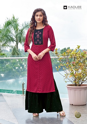 Kadlee Fortune Kurta Sharara Wholesale Collection