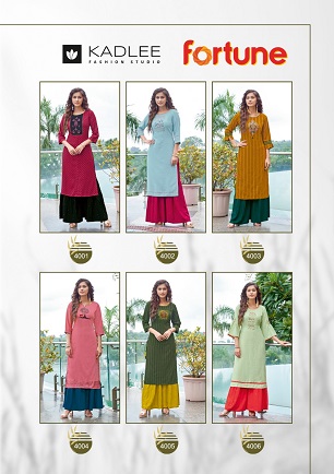 Kadlee Fortune Kurta Sharara Wholesale Collection, Buy Full Catalog of Kadlee Fortune Kurta Sharara At Wholesale Price