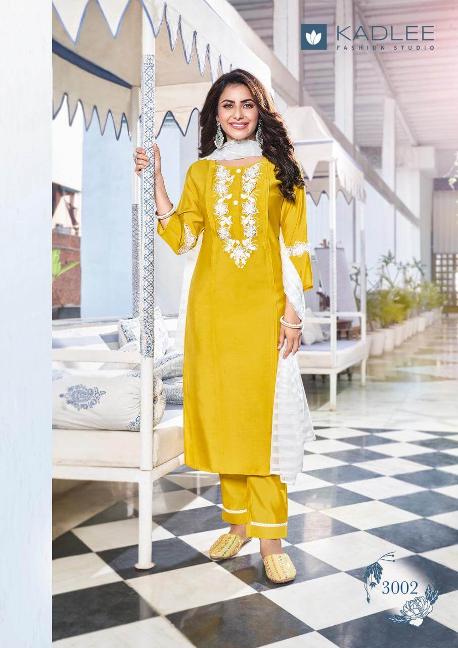 Kadlee Lemon Kurti Bottom Dupatta Set Catalog In Wholesale Price. purchase Full catalog of Kadlee Lemon In Wholesale price Online