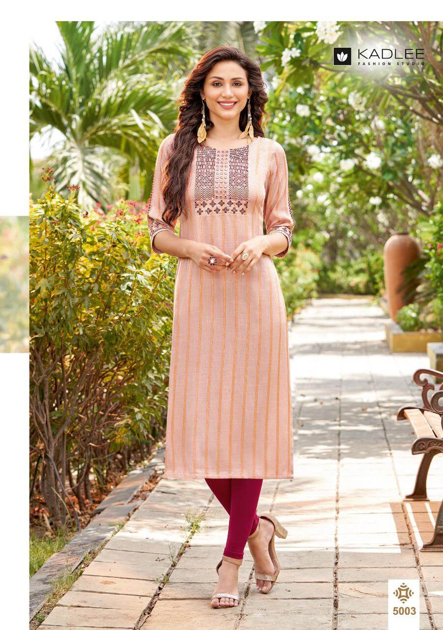 Kadlee Mahek Rayon Kurtis Wholesale Catalog. Purchase Full Catalog Of Rayon Kurtis In Wholesale Price Online