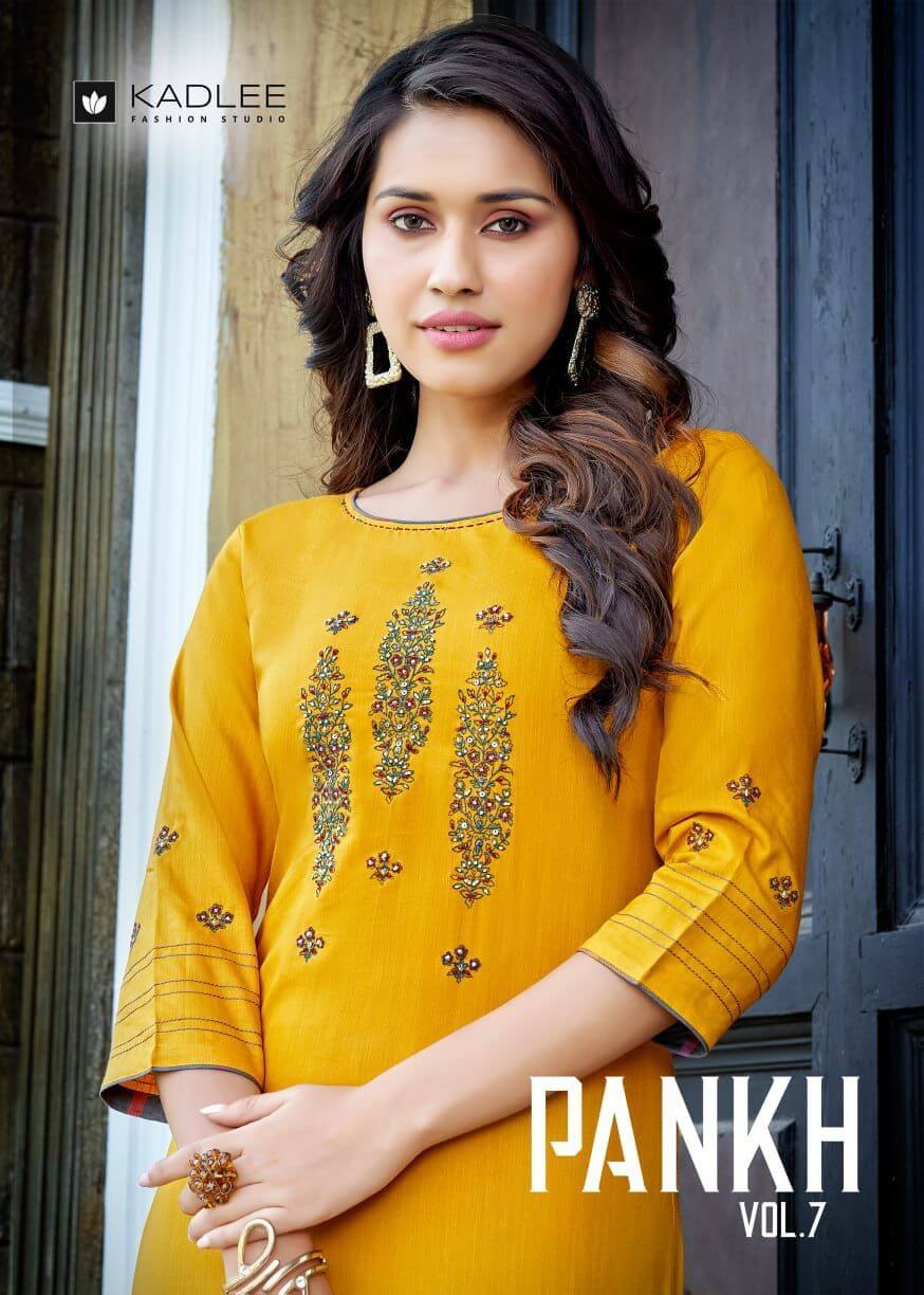 Kadlee Pankh Vol 7 Kurtis With Plazzo Wholesale Catalog. Purchase Full Catalog of Kurtis With Plazzo In Wholesale Price Online