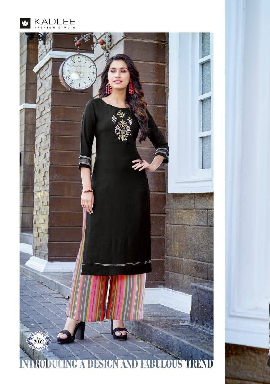 Kadlee Pankh Vol 7 Kurtis With Plazzo Wholesale Catalog. Purchase Full Catalog of Kurtis With Plazzo In Wholesale Price Online