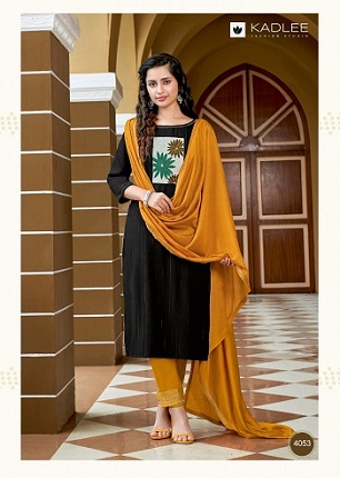 Kadlee Parampara Top Bottom And Dupatta Wholesale Catalog, BUy Full Catalog of Kadlee Parampara Top Bottom And Dupatta At Wholesale Price