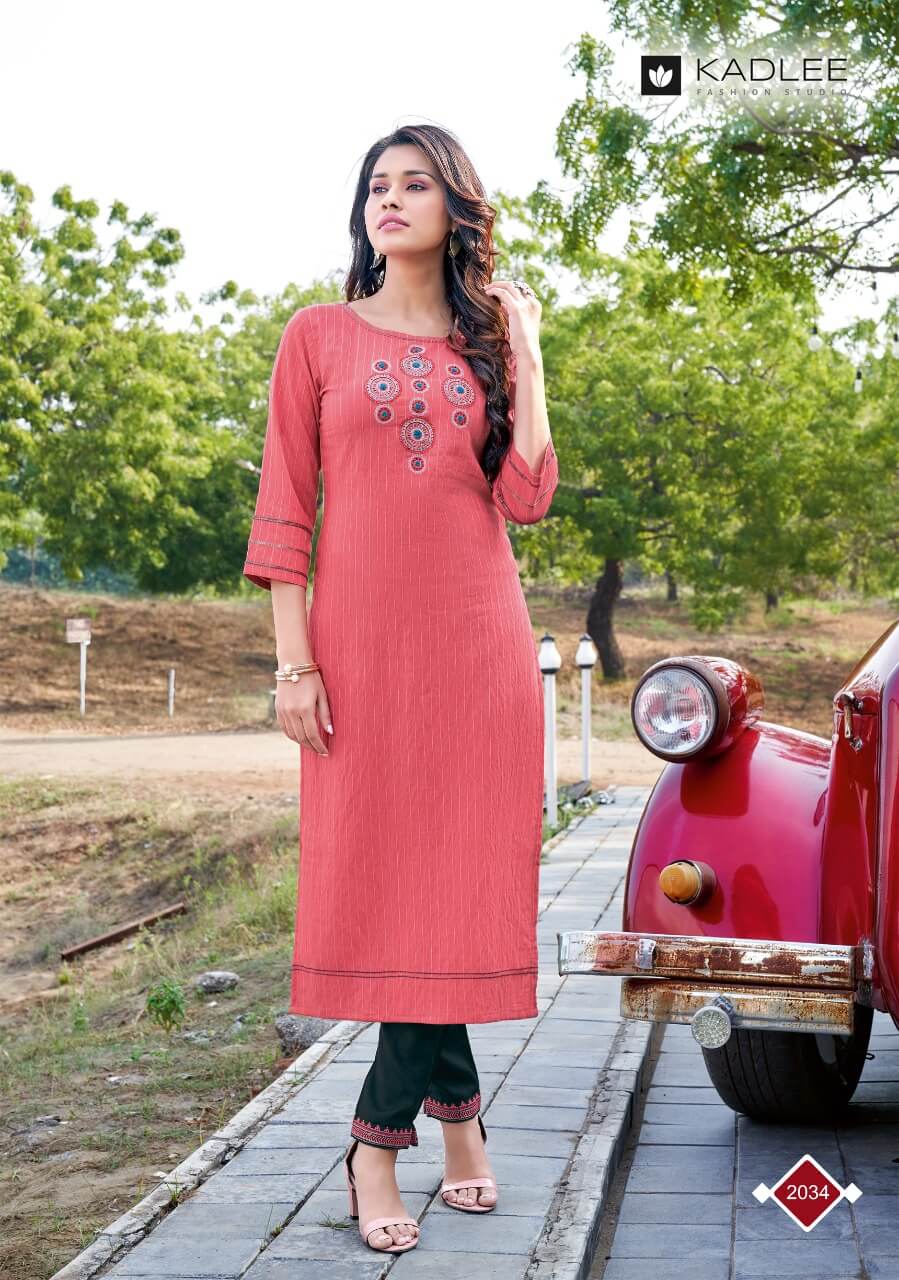 Kadlee Shalinee Vol 3 Viscose Kurti With Pant Wholesale Catalog, Buy Full Catalog of Kadlee Shalinee Vol 3 Viscose Kurti With Pant At Wholesale Rate