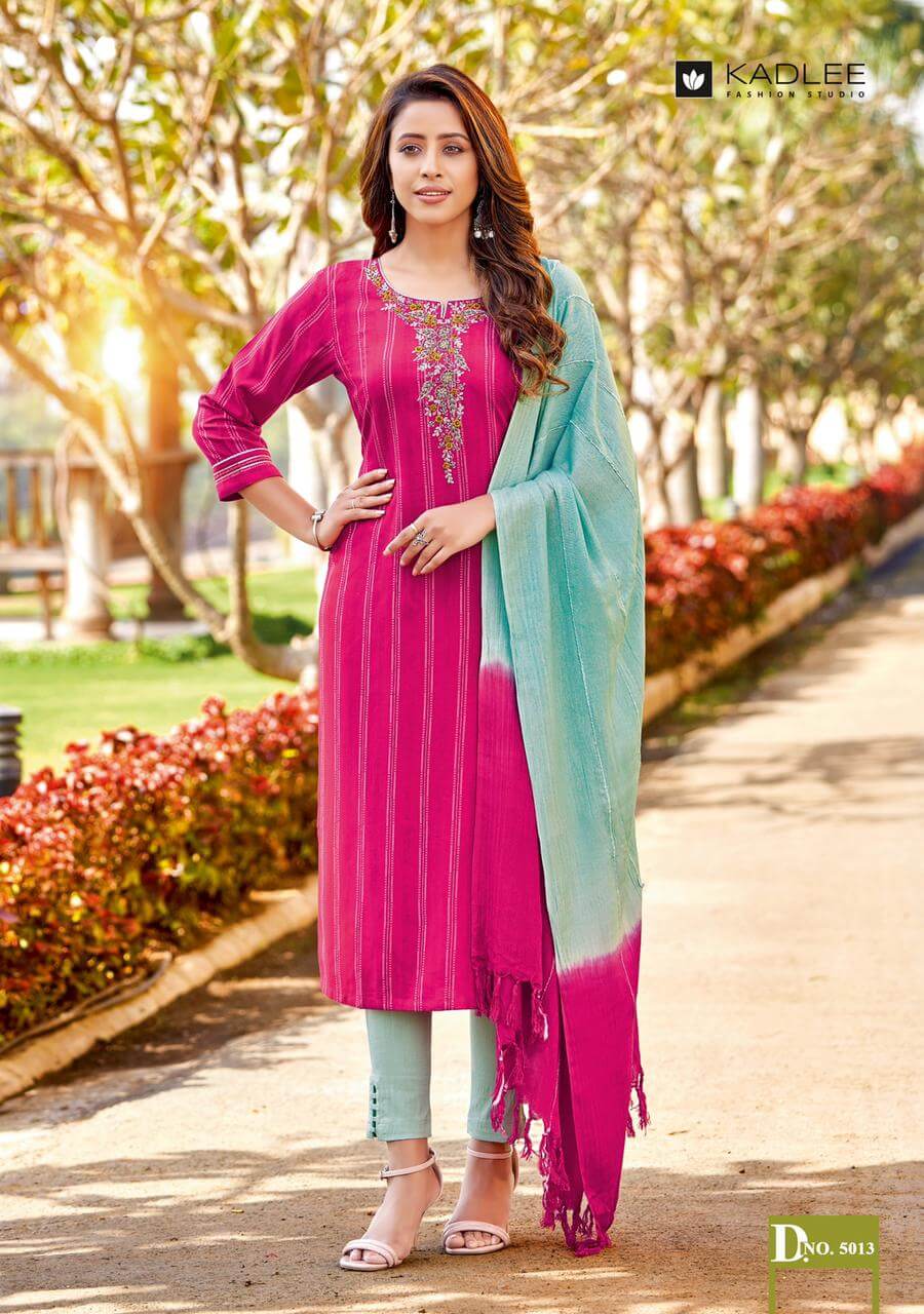 Kadlee Shanaya Vol 3 Kurti Bottom Dupatta Set Catalog In Wholesale Price. Purchase Full Catalog of Kadlee Shanaya Vol 3 In Wholesale price Online