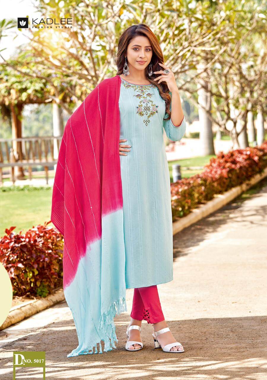 Kadlee Shanaya Vol 3 Kurti Bottom Dupatta Set Catalog In Wholesale Price. Purchase Full Catalog of Kadlee Shanaya Vol 3 In Wholesale price Online