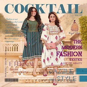 Kajal Style Cocktail Vol 2 Cotton Print Kaftan Wholesale Catalog, Buy Full Catalog of Kajal Style Cocktail Vol 2 Cotton Print Kaftan At Wholesale Price