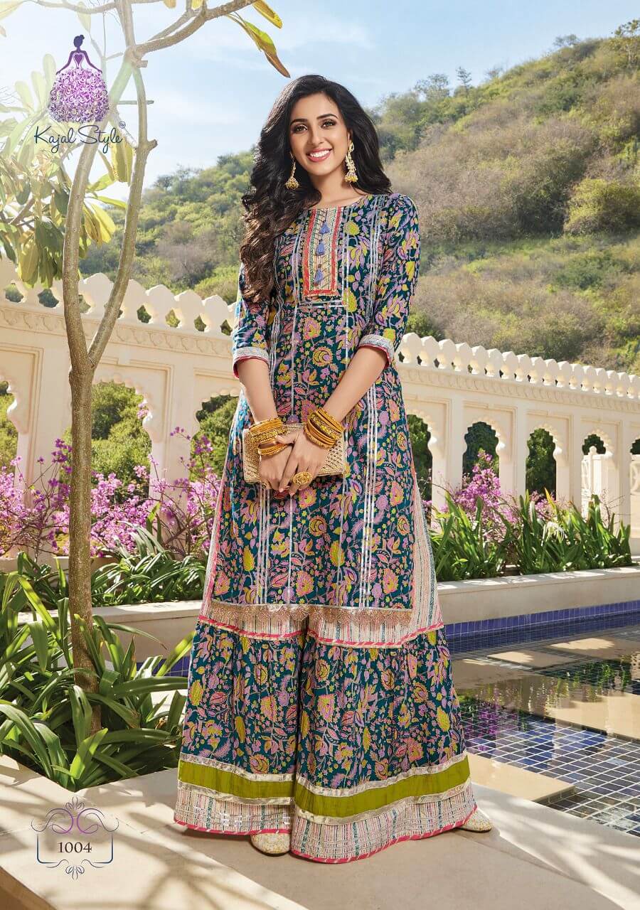 Kajal Style Eliza Vol 1 Kurtis With Bottom Catalog In Wholesale Price, Purchase full Catalog of Kajal Style Eliza Vol 1 in Wholesale Price Online