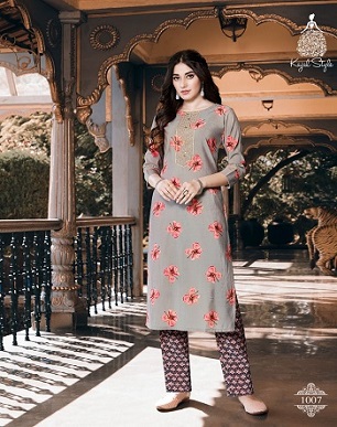 Kajal Style Urban Beauty Vol 1 Kurtis with Pant wholesale catalog, Buy Full catalog Of Kajal Style Urban Beauty Vol 1 Kurtis with Pant At wholesale Price