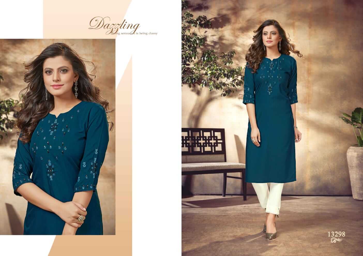 Kalaroop Adhira Rayon Kurtis Wholesale Catalog. Purchase Full Catalog of Rayon Kurtis In Wholesale Price Online