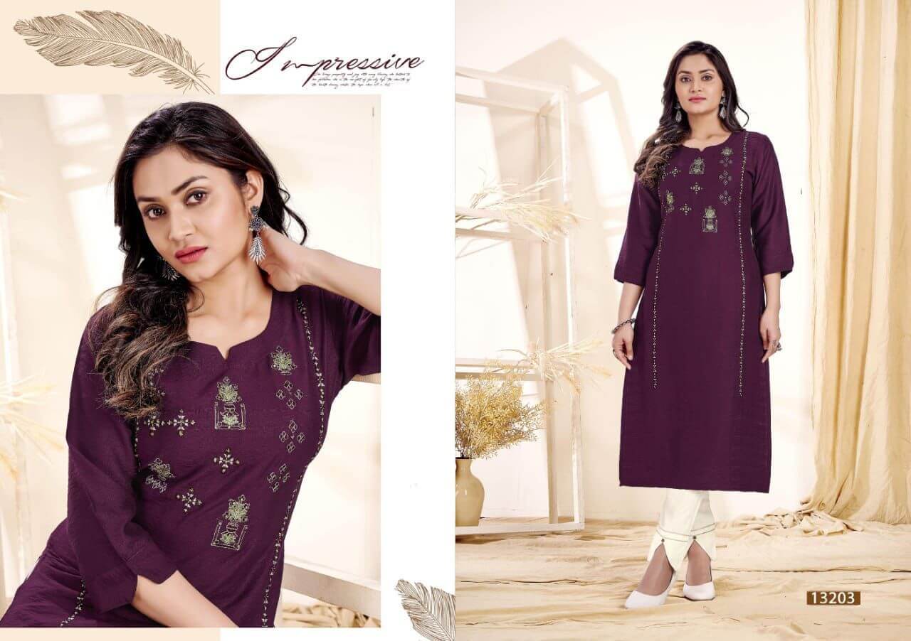 Kalaroop Creamy Rayon Wholesale Kurtis Catalog. Purchase Full Catalog of Kalaroop Creamy In Wholesale Price Online