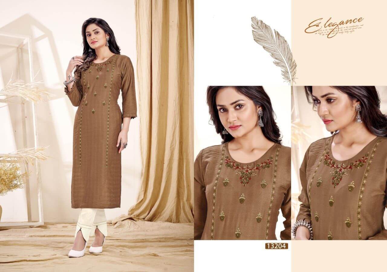 Kalaroop Creamy Rayon Wholesale Kurtis Catalog. Purchase Full Catalog of Kalaroop Creamy In Wholesale Price Online