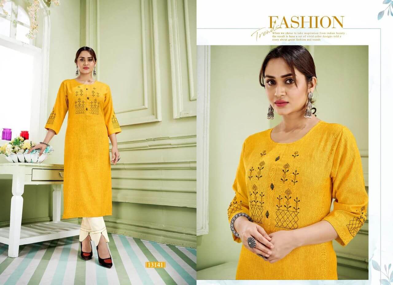 Kalaroop Janjar Rayon Embroidered Kurti Wholesale Catalog, Buy Full Catalog of Kalaroop Janjar Rayon Embroidered Kurti At Wholesale Price