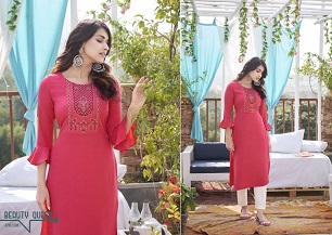 Kalaroop Lychee 3 Kurtis Wholesale Collection, Buy Full Catalog of Kalaroop Lychee 3 Kurtis At Wholesale Price