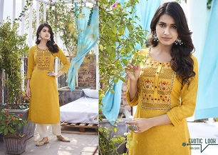 Kalaroop Lychee 3 Kurtis Wholesale Collection, Buy Full Catalog of Kalaroop Lychee 3 Kurtis At Wholesale Price