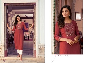 Kalaroop Sandal Vol 2 Kurtis wholesale catalog