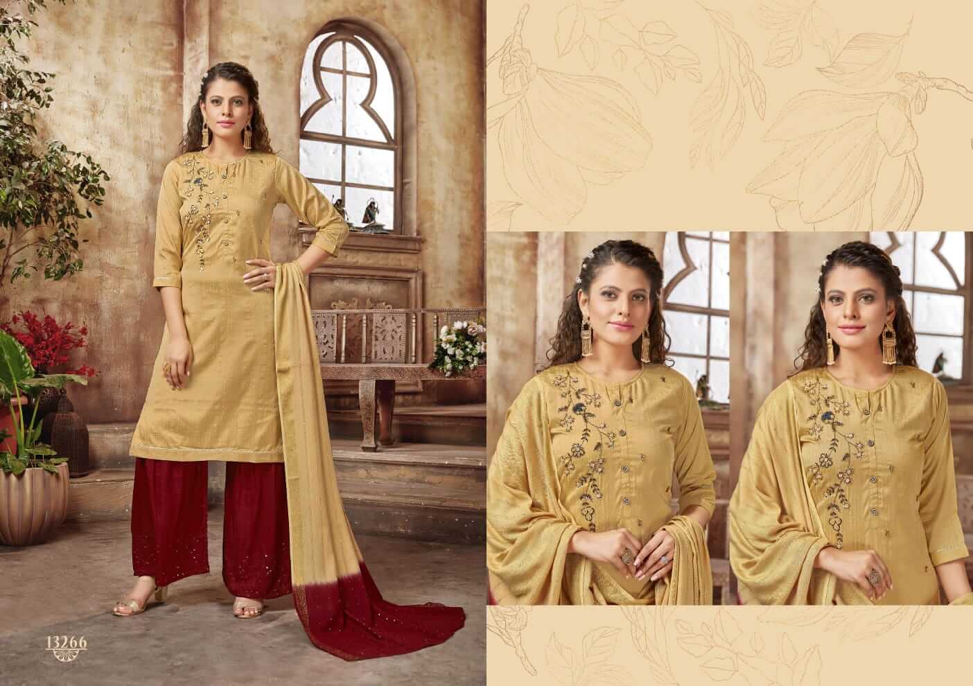 Kalaroop Shilpi Kurti Bottom Dupatta Set Catalog In Wholesale Price. Purchase Full Catalog of Kalaroop Shilpi In WHolesale Price Online