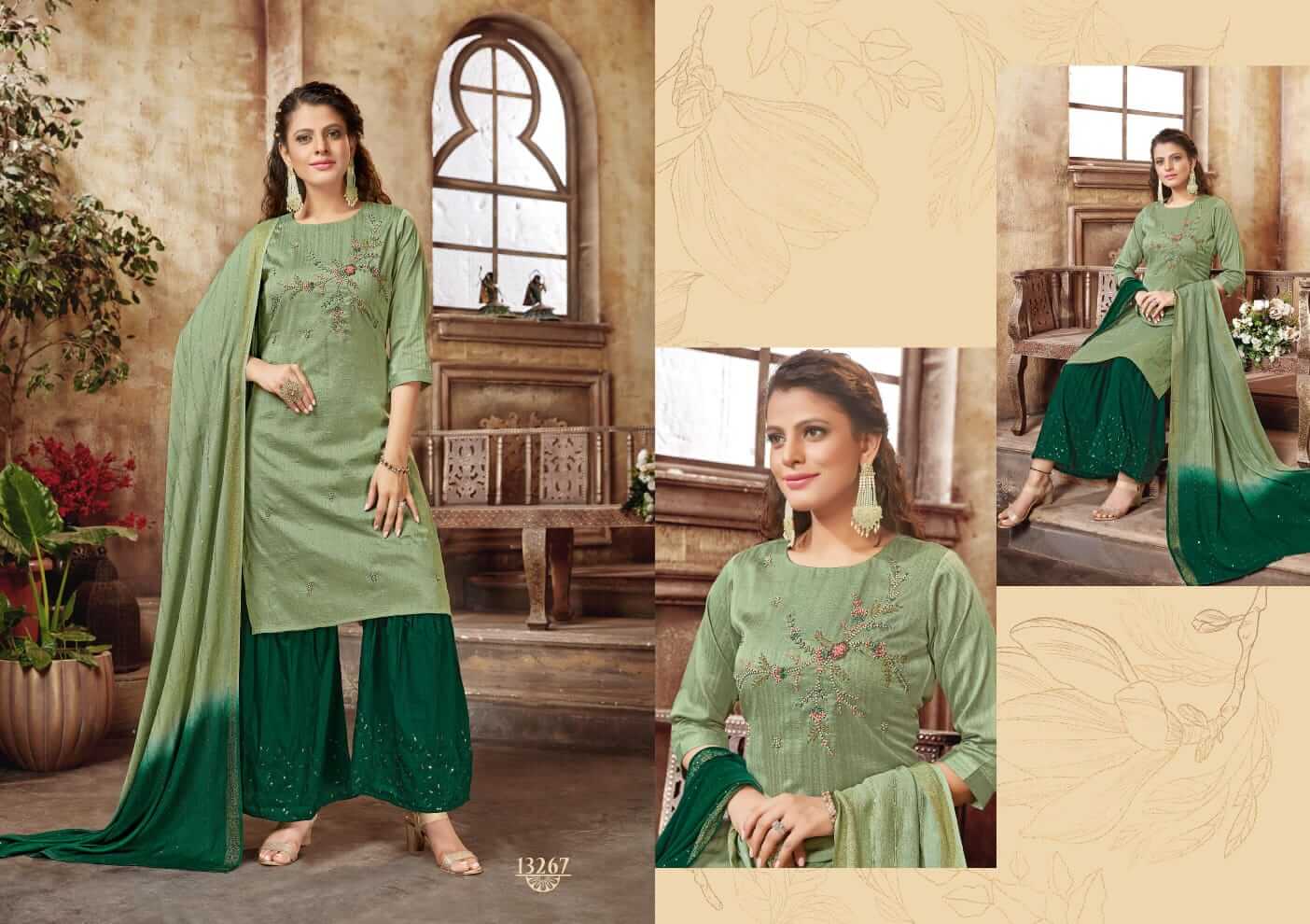 Kalaroop Shilpi Kurti Bottom Dupatta Set Catalog In Wholesale Price. Purchase Full Catalog of Kalaroop Shilpi In WHolesale Price Online