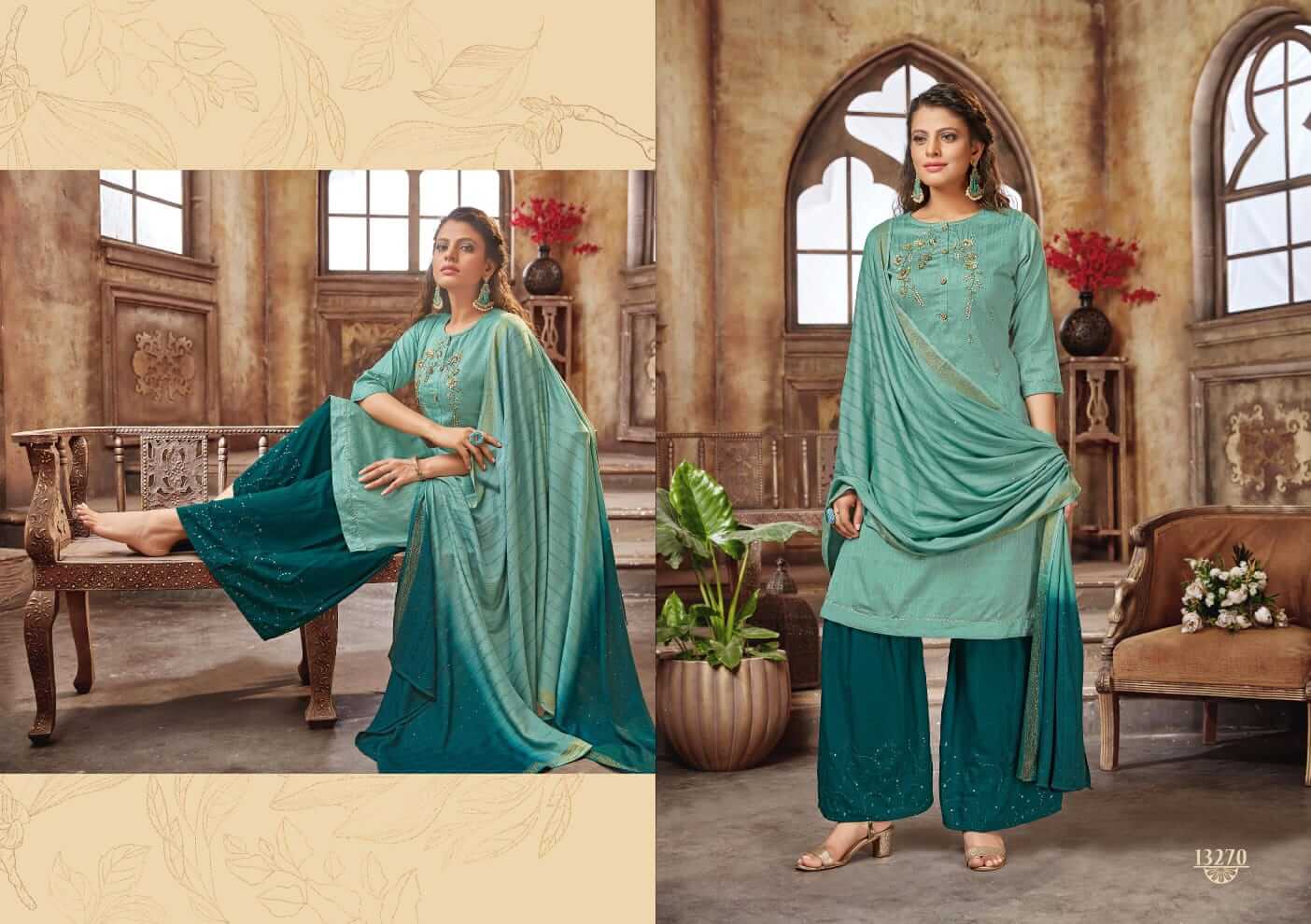 Kalaroop Shilpi Kurti Bottom Dupatta Set Catalog In Wholesale Price. Purchase Full Catalog of Kalaroop Shilpi In WHolesale Price Online