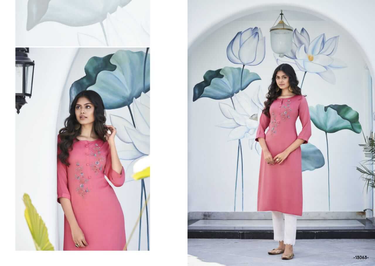 Kalaroop Vision Vol 2 Silk Liva Khatli Work Kurti Wholesale Catalog, Buy Full Catalog of Kalaroop Vision Vol 2 Silk Liva Khatli Work Kurti At Wholesale Price