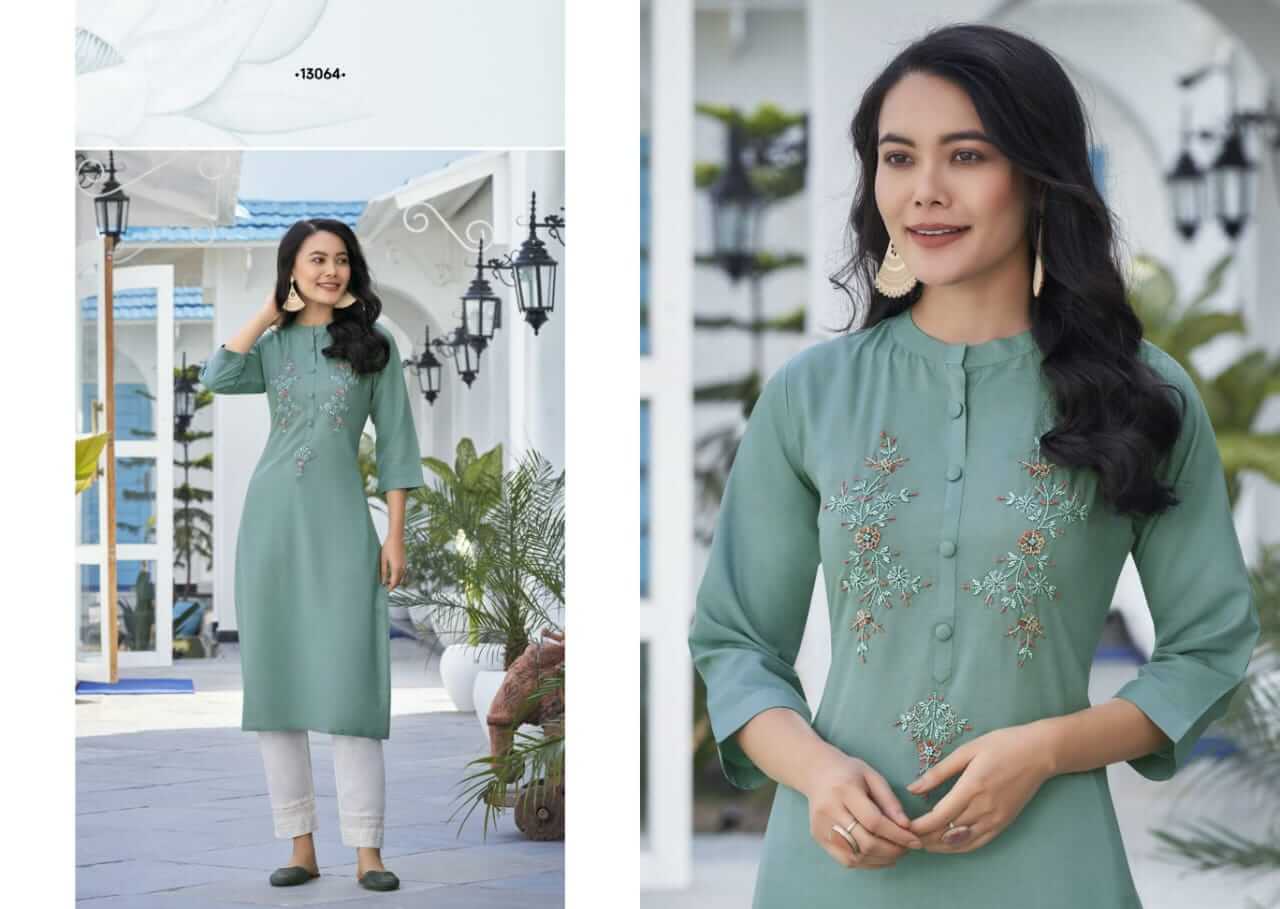 Kalaroop Vision Vol 2 Silk Liva Khatli Work Kurti Wholesale Catalog, Buy Full Catalog of Kalaroop Vision Vol 2 Silk Liva Khatli Work Kurti At Wholesale Price